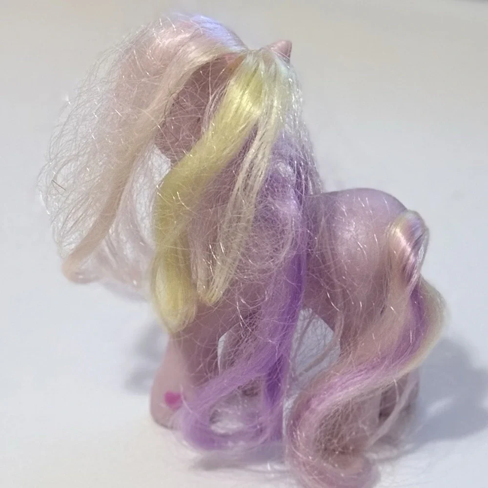 Vintage My Little Pony G3 Fluttershy 2005 Purple Metallic Glitter Butterfly